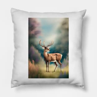 Forest Deer Pillow