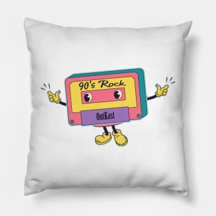 Music cassette man - Kast Pillow