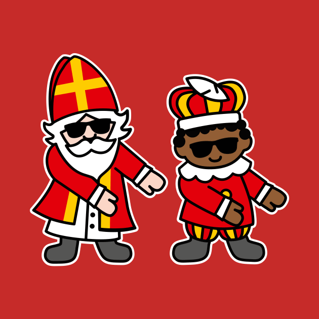 Sinterklaas Zwarte Piet Floss Dance Flossing Sint by LaundryFactory