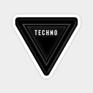 Techno logo Magnet