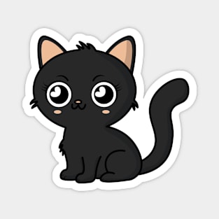 Cute Cat Sitting Magnet