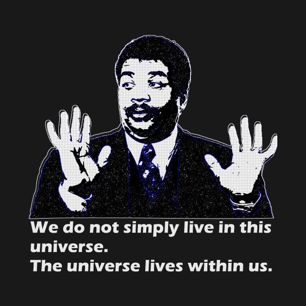 Space Neil Tyson funny design T-Shirt by Awe Cosmos Store