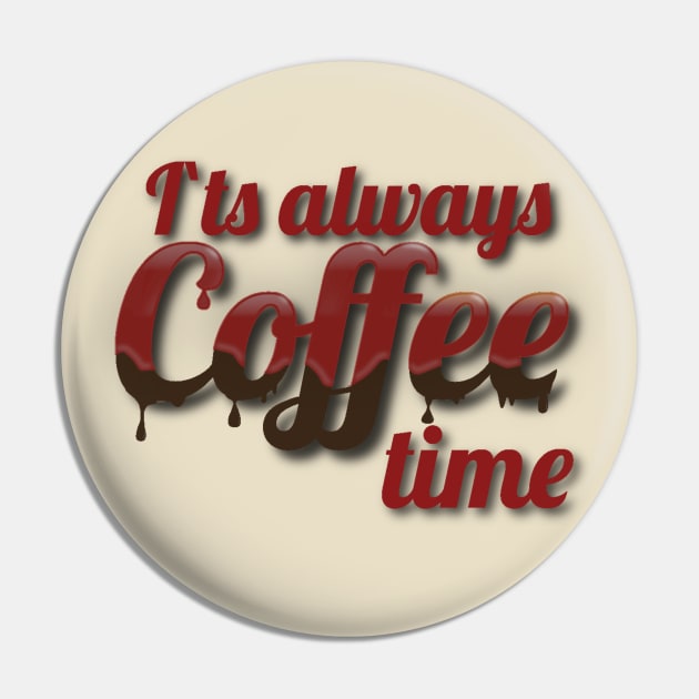 Coffee Time Pin by FlyingWhale369