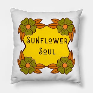 Sunflower Soul Pillow