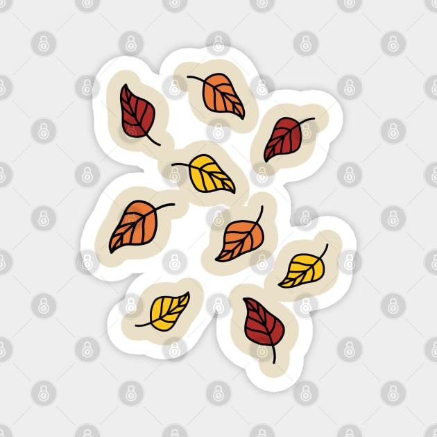 Fall Leaves Magnet by faiiryliite