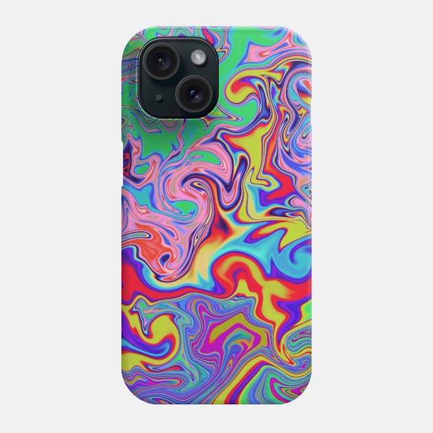 Rainbowswirlz Phone Case by M00nliteDreamz