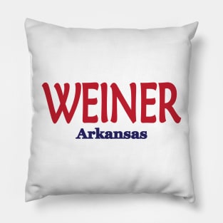 Weiner, Arkansas Pillow