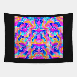 Pink Aesthetic Abstract Psychedelic Pattern 2 Tapestry