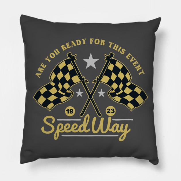 Speedway Pillow by Original_Wicked