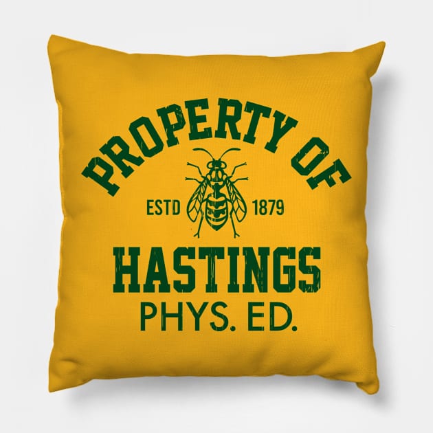 HASTINGS PHYS. ED. Pillow by LILNAYSHUNZ