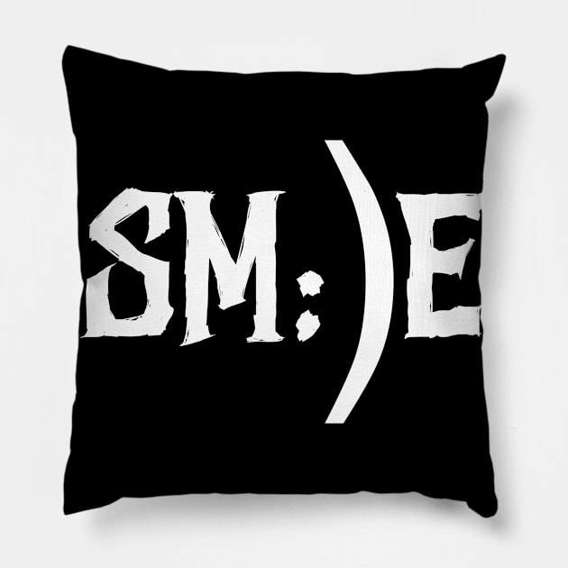 Smile Pillow by WordFandom