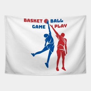 basketball game play Tapestry