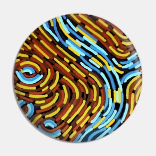 Aboriginal Art - The River Pin