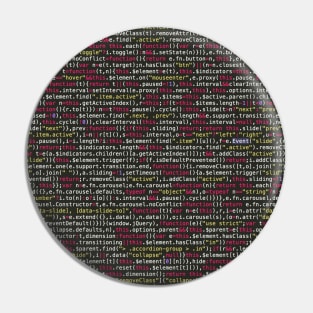 Computer Code pattern Pin