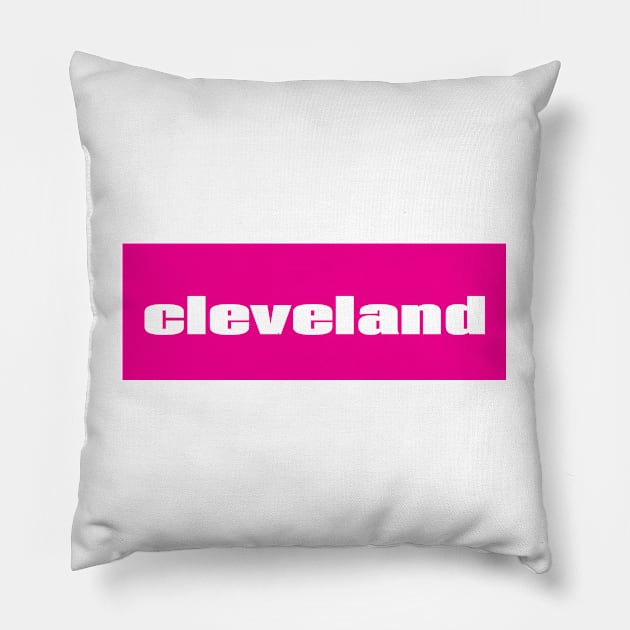 Cleveland Pillow by ProjectX23