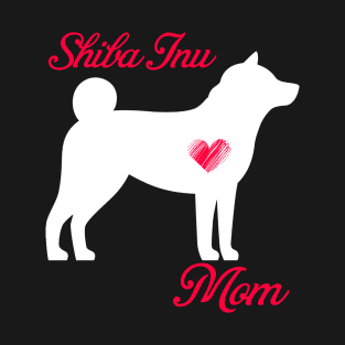 Shiba inu mom   cute mother's day t shirt for dog lovers T-Shirt