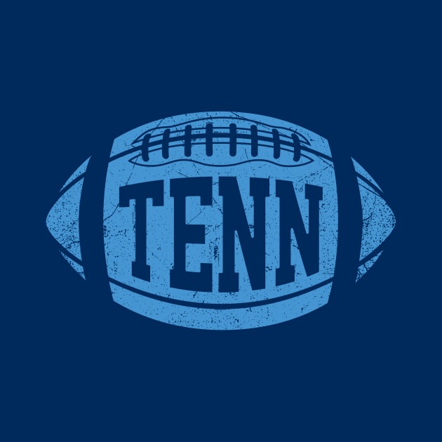 TENN Retro Football - Navy by KFig21