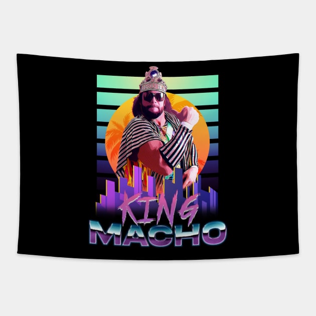 Retro King Macho Tapestry by RetroVania