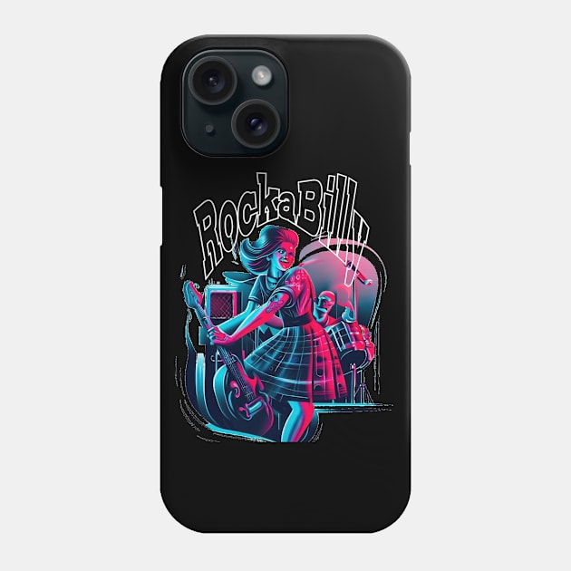 Rockabilly Phone Case by MckinleyArt