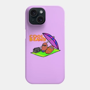 Cool Beans at the Beach Phone Case