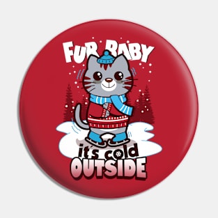 Funny Cute Kawaii Cat Shivering In Winter Funny Meme Pin