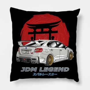 JDM White Subie Impreza  WRX STi Pillow