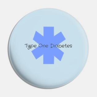 Type One Diabetes - Blue Pin