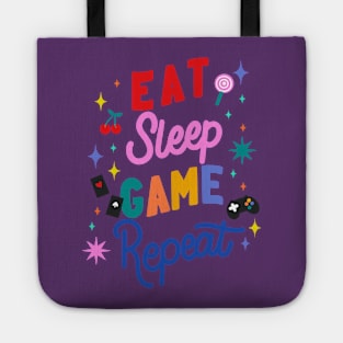 Eat Sleep Game Repeat Tote