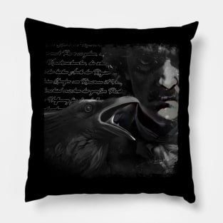 Poe mania Pillow