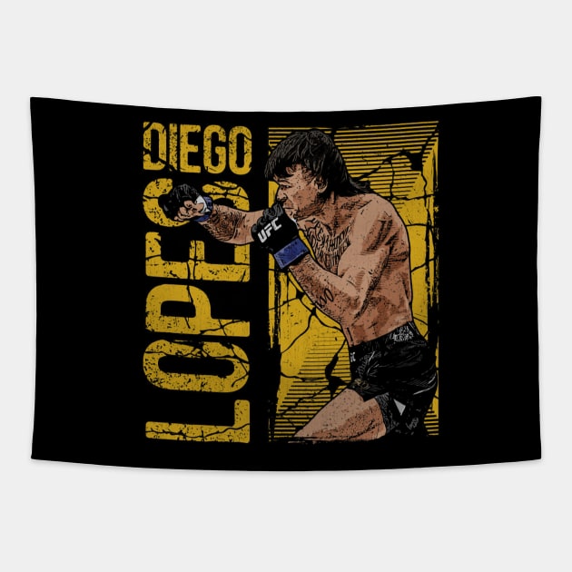 Diego Lopes Strike Tapestry by artbygonzalez