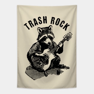 Trash Rock Raccoon Tapestry