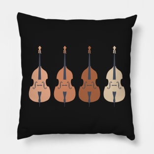 Terracotta Double Basses Pillow