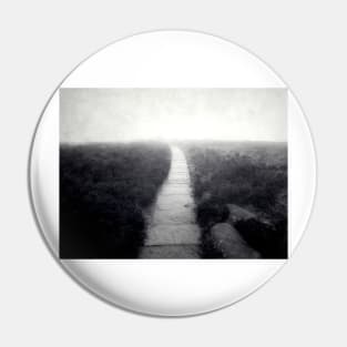 Mountain Path in the Mist Pin