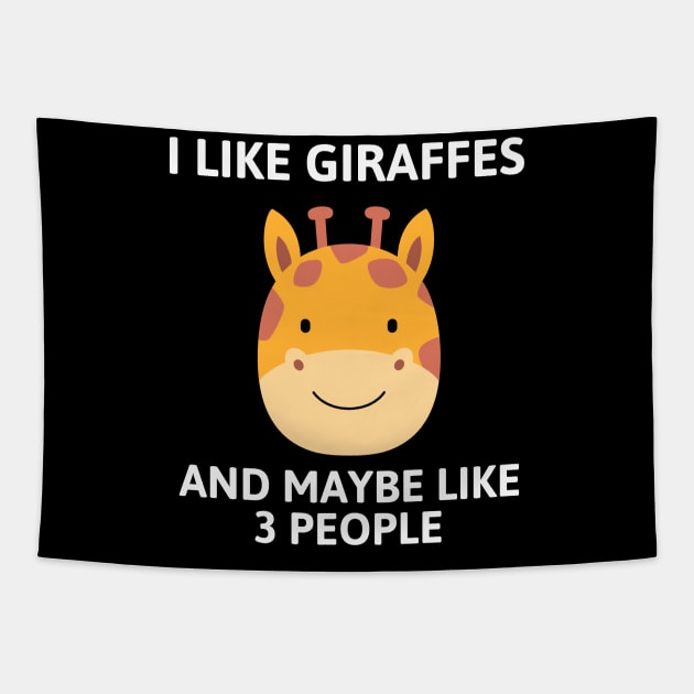 I like giraffes and maybe like 3 people Tapestry by Screamingcat