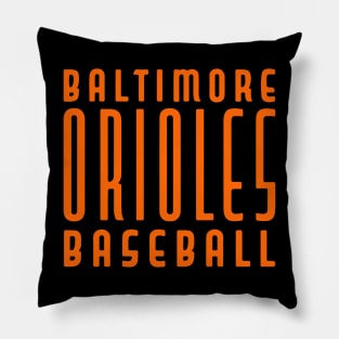 Baltimore ORIOLES Baseball Pillow