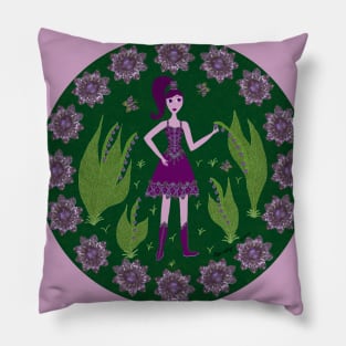 Amethyst Faerie Pillow