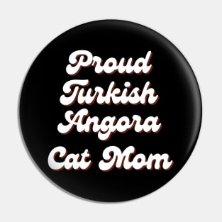 Turkish Angora Cat Pin