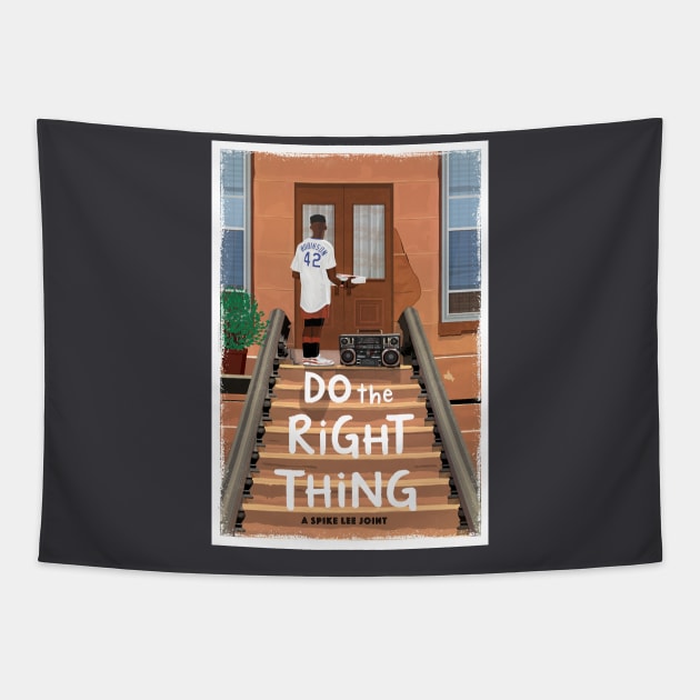 Do the Right Thing alternative movie poster Tapestry by chrisayerscreative