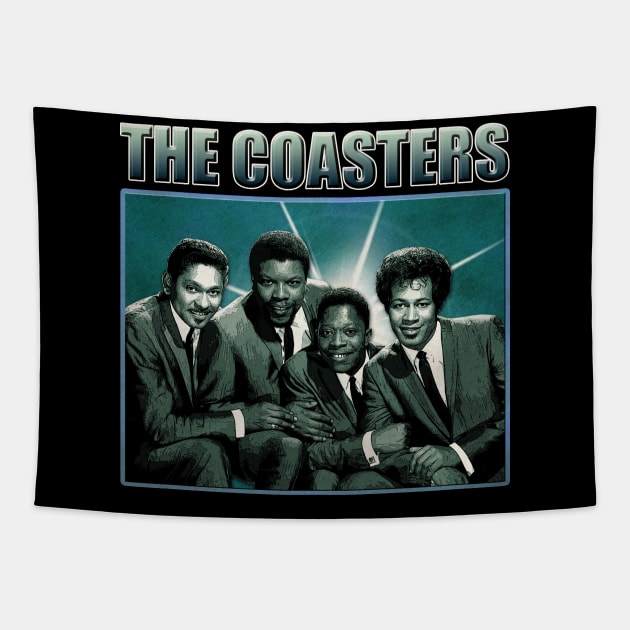 Doo-Wop Delights Coaster Anthems Tapestry by Mythiana