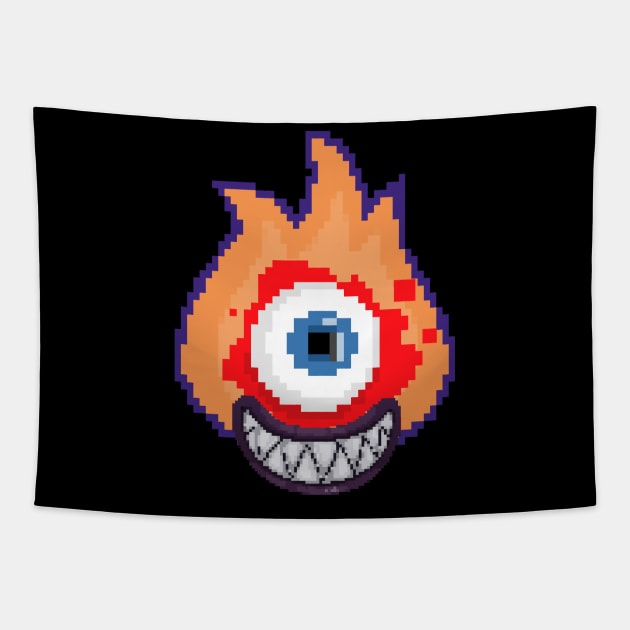 Fire of Malevolence Tapestry by Clays Chick