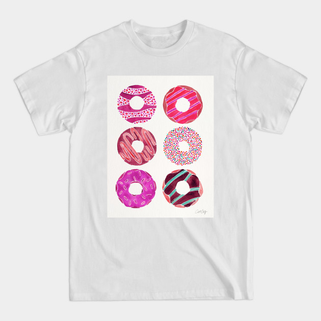 Discover Donuts Magenta - Donuts - T-Shirt