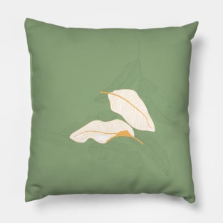 Leaves on Leaves #3 Pillow