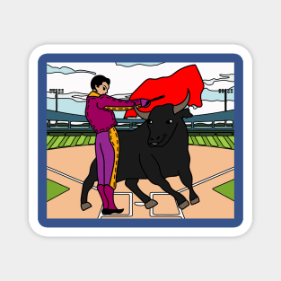 Arena Bullfight Torero Bull Magnet