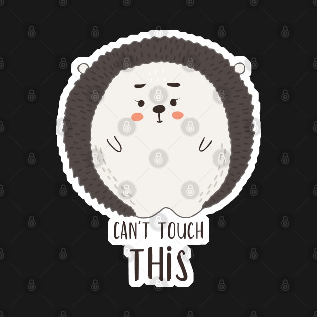 Can't Touch This Kawaii Cute Hedgehog by aaallsmiles