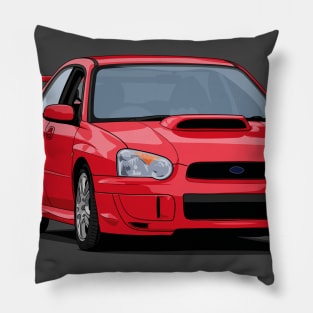 Subaru Impreza WRX STI blobeye gdb (red) Pillow