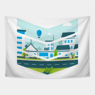 City Landscape Tapestry