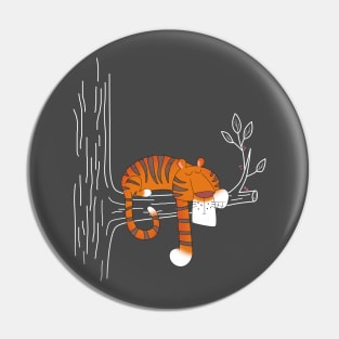 Tiger prints Pin