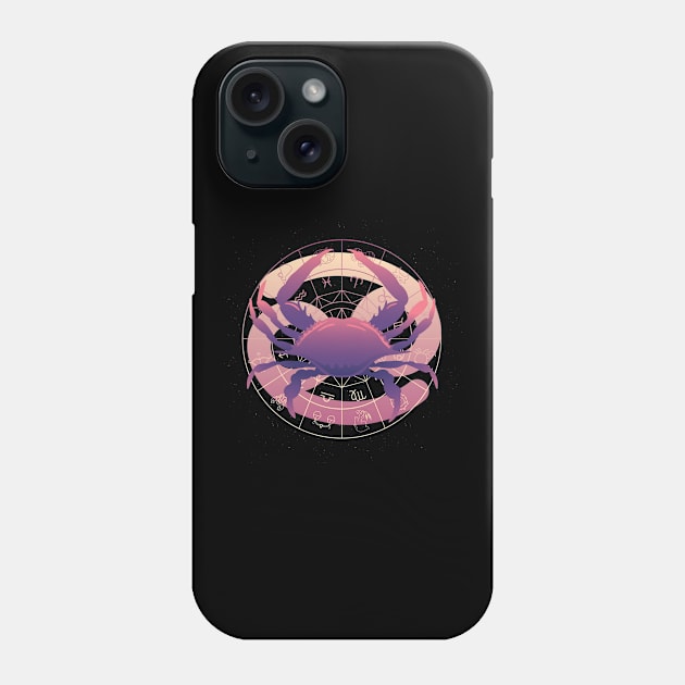 Lunar Embrace of Cancer Phone Case by Life2LiveDesign