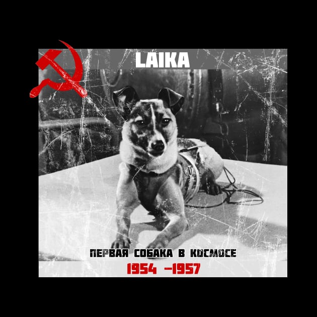 Laika: First Dog in Space by ocsling