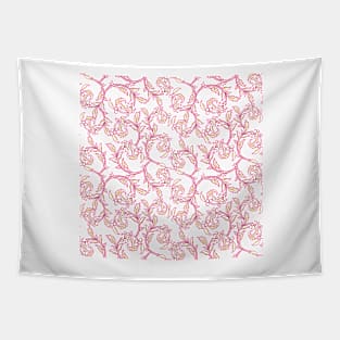 Curl Flower Seamless Pattern Tapestry